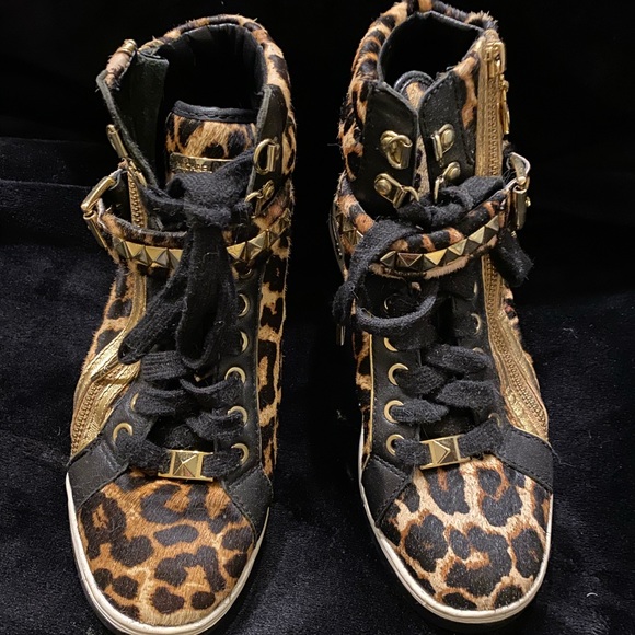 Michael Kors Shoes - Leopard print Michael Kors high tops